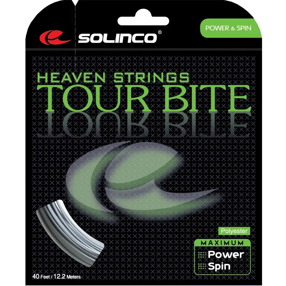 Solinco Tour Bite Saitenset 12,2m - Silber