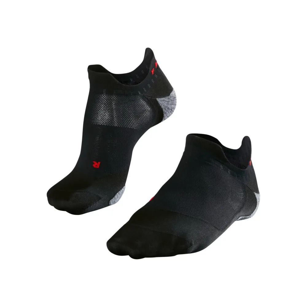 Falke RU5 Race Invisible Laufsocken Herren-Schwarz,Grau