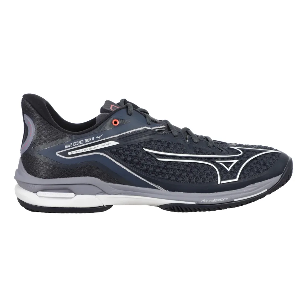 Mizuno Wave Exceed Tour 6 Sandplatzschuh Herren-Grau,Weiß