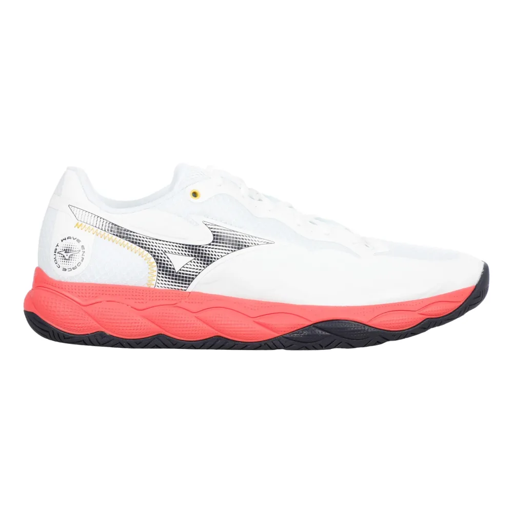 Mizuno Wave Enforce Court Allcourtschuh Herren-Weiß,Blau