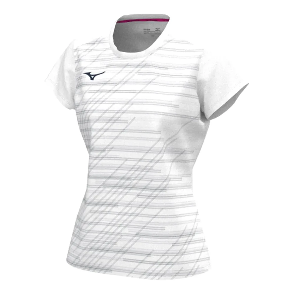 Mizuno Chiba T-Shirt Damen-Weiß
