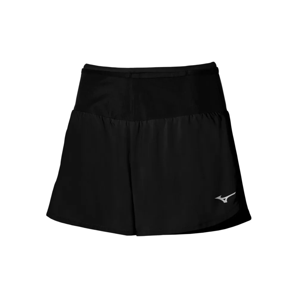 Mizuno Multi Pocket Laufshorts Damen - schwarz,