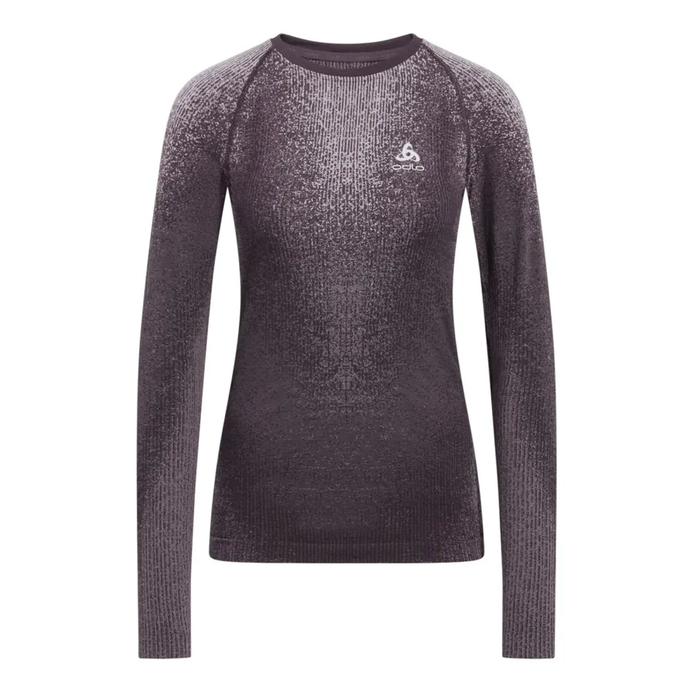 Odlo Blackcomb Base Layer Shirt für Damen - Skilanglauf, Ski & Snow - lila, XL