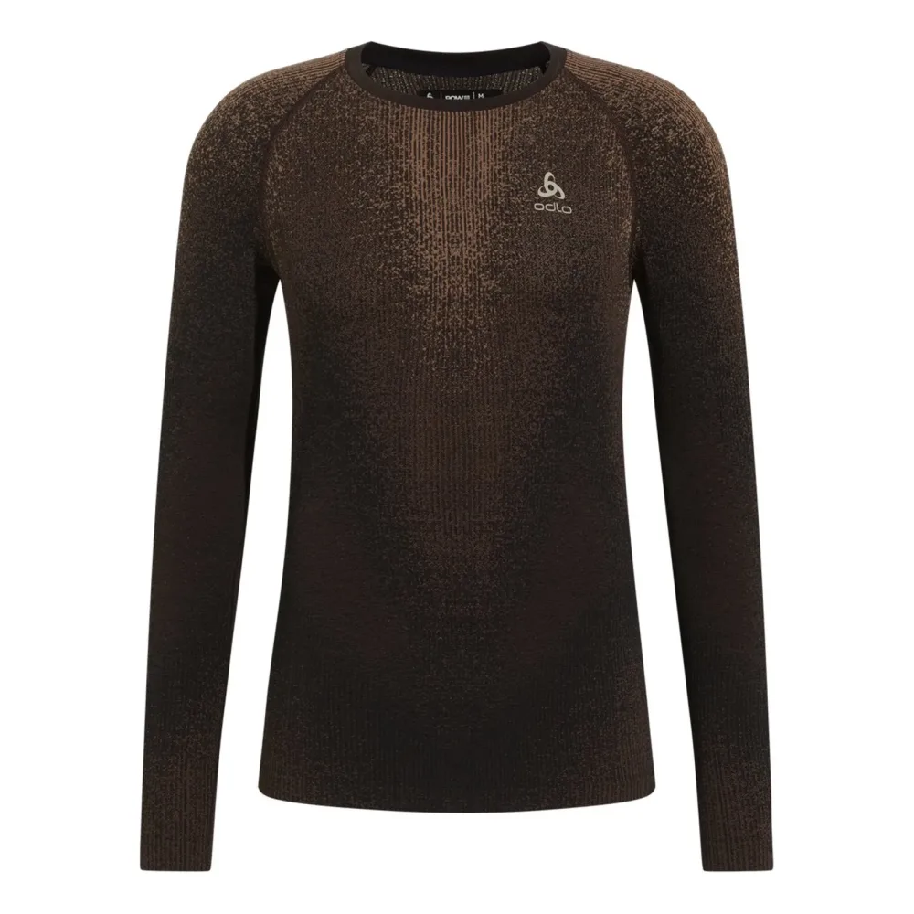 Odlo Blackcomb Base Layer Shirt für Herren - Skilanglauf, Ski & Snow - maron, S
