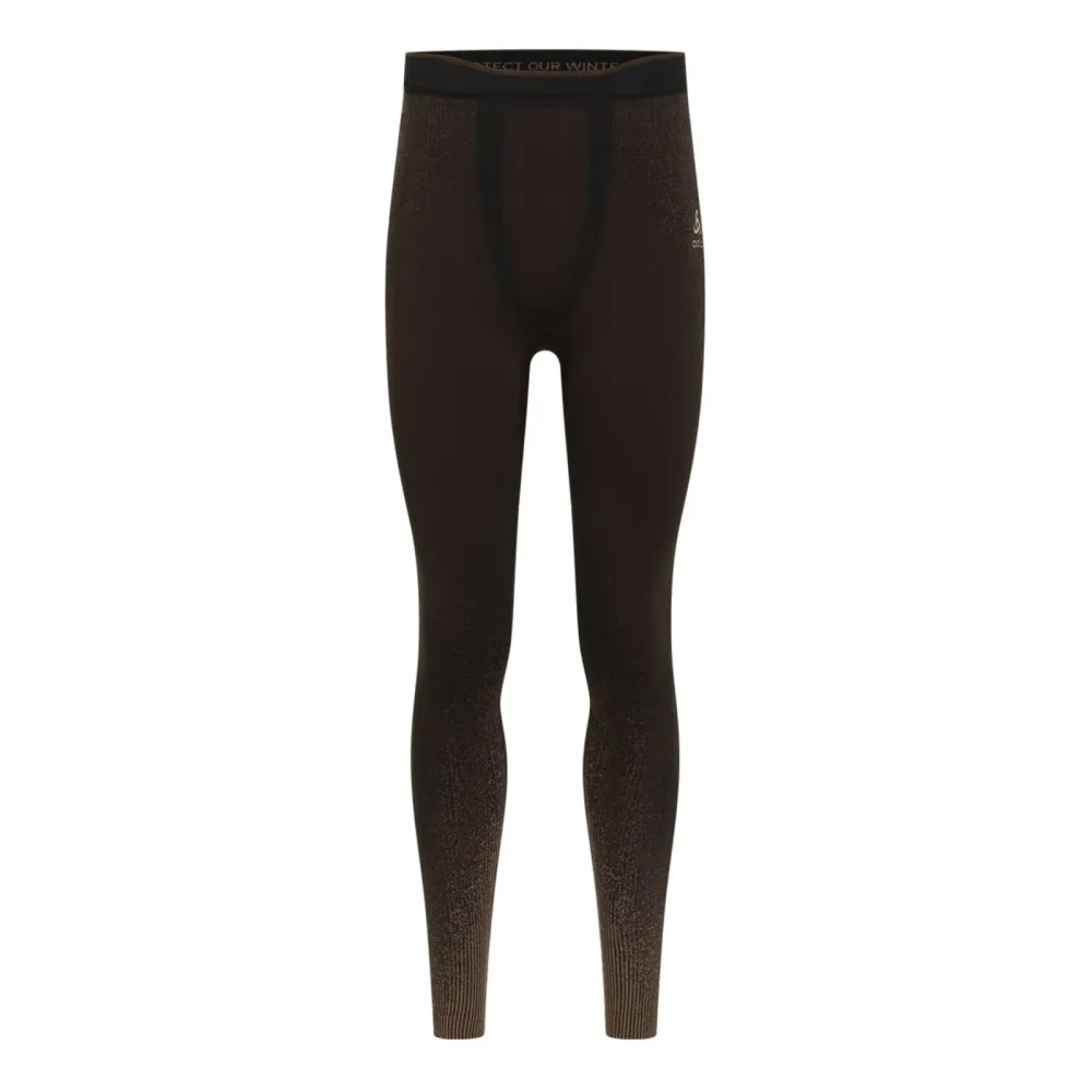 Odlo Blackcomb Base Layer Tights für Herren - Skilanglauf, Ski & Snow - maron, S