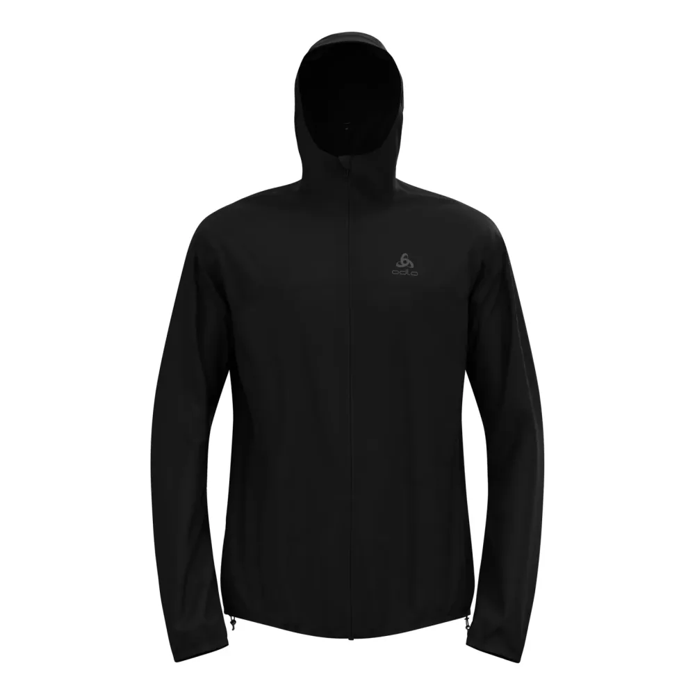 Odlo X-Alp Waterproof Laufjacke für Herren - Trail Running, Wandern - schwarz, M