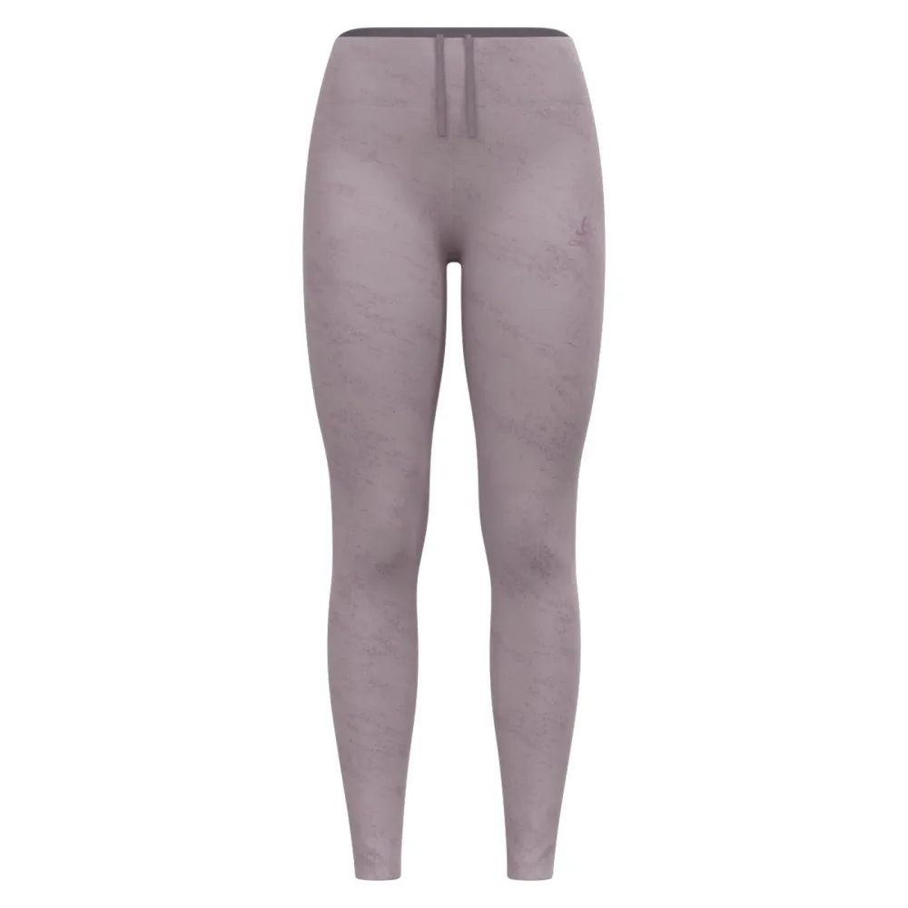 Odlo Zeroweight Print Reflective Lauftights für Damen - Training, Running - lila, XL