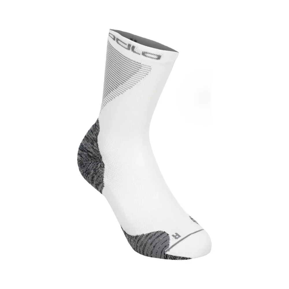Odlo Ceramicool Run Crew-Socken - Trail Running, Running - weiss, 36-38