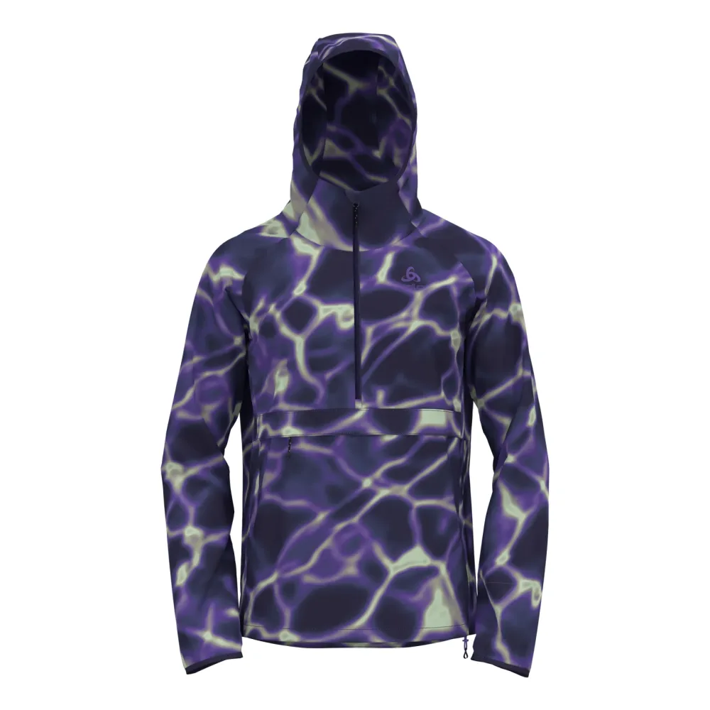 Odlo Zeroweight Print Laufjacke für Herren - Running - lila, XXL