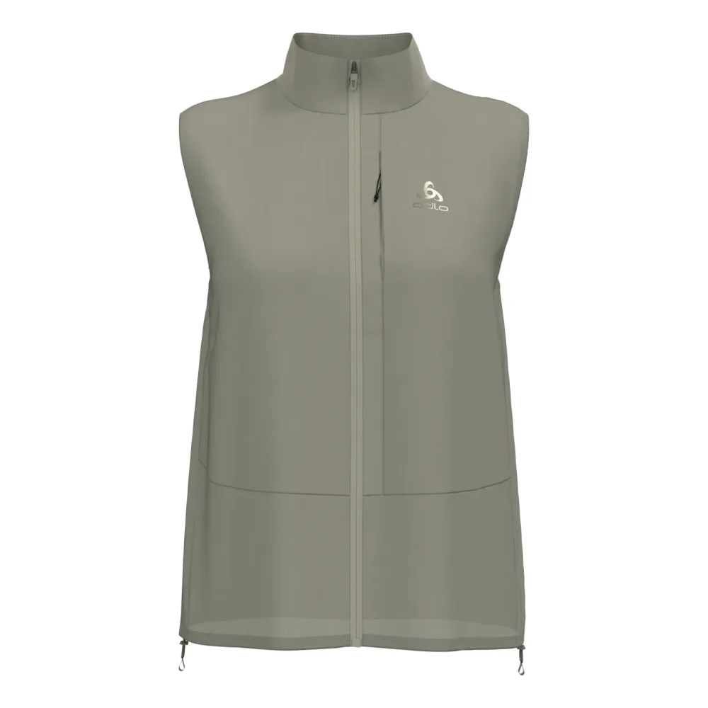 Odlo Zeroweight Laufweste für Damen - Running - beige, XL