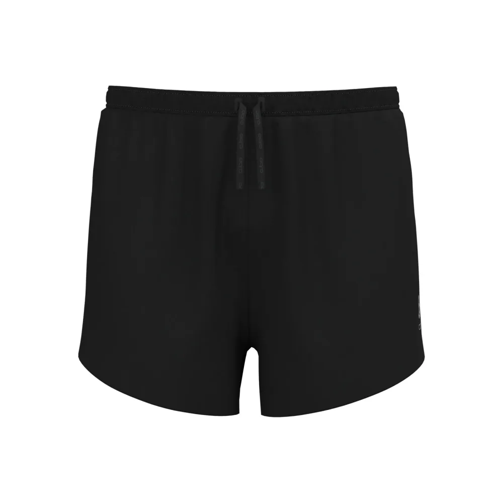 Odlo Zeroweight 3 Inch Laufshorts 2.0 mit Seitenschlitzen für Herren - Training, Running - schwarz, XXL