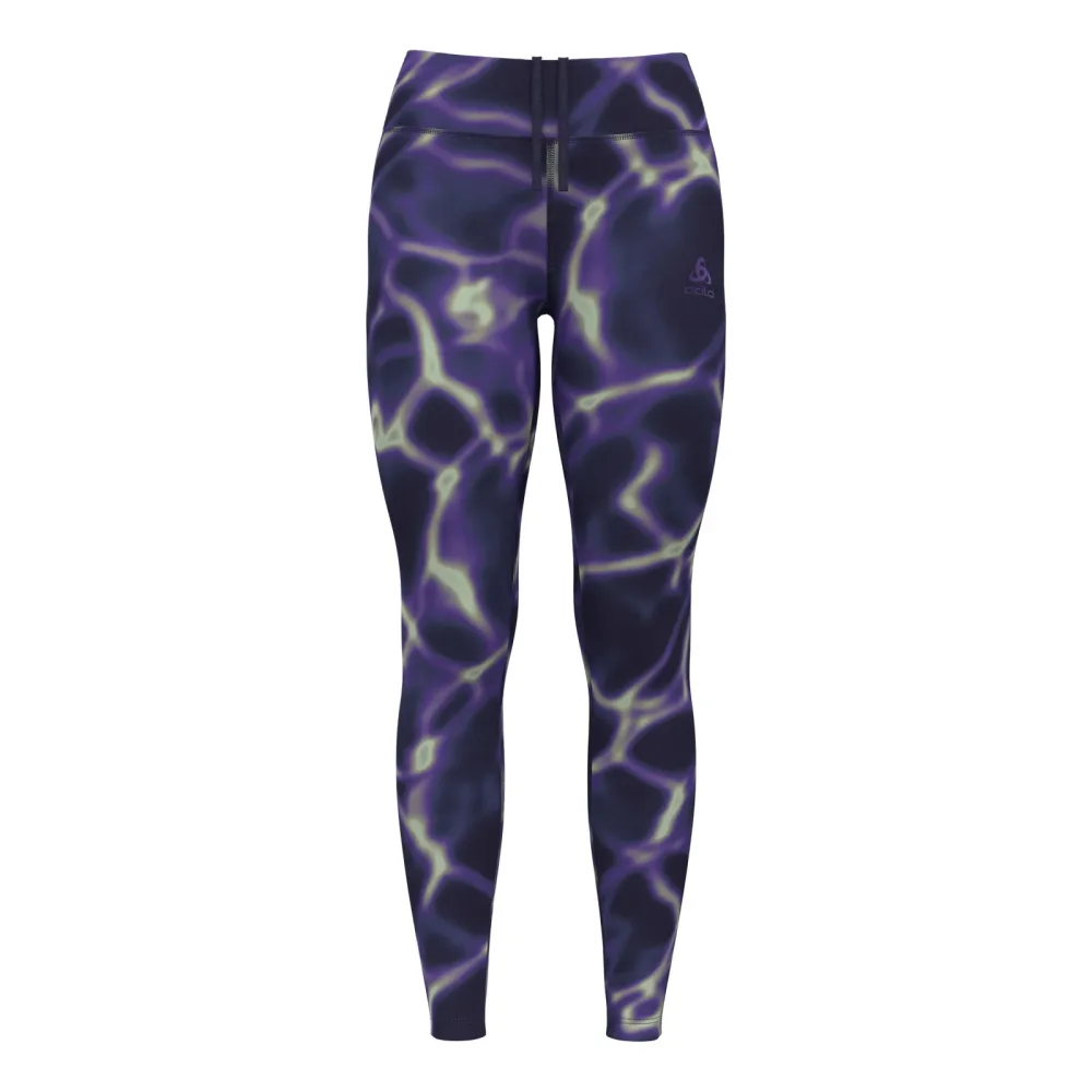 Odlo Zeroweight Print Lauftights für Damen - Training, Running - lila, XL