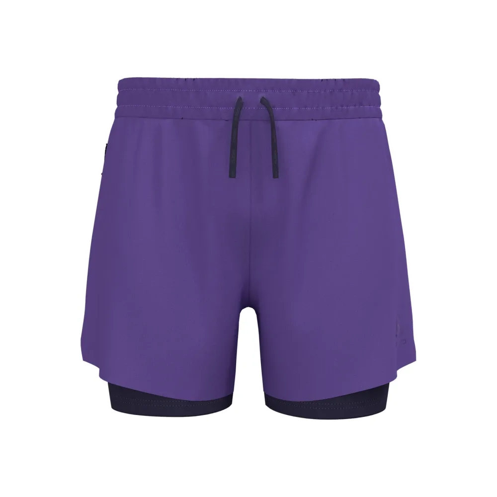 Odlo Zeroweight 5in 2in1 Laufshorts Herren-lila