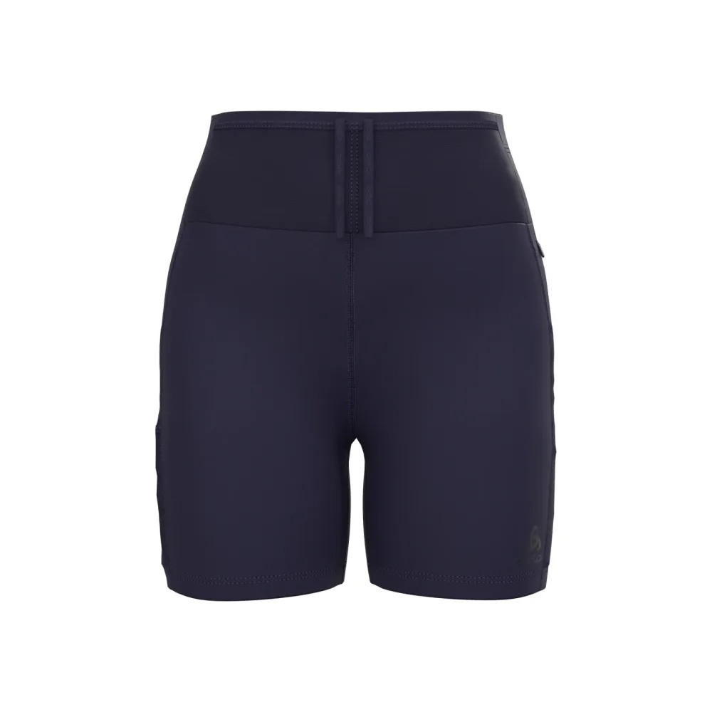 Odlo X-Alp Trail Cargo Kurze Lauftights für Damen - Trail Running, Wandern - blau, XL