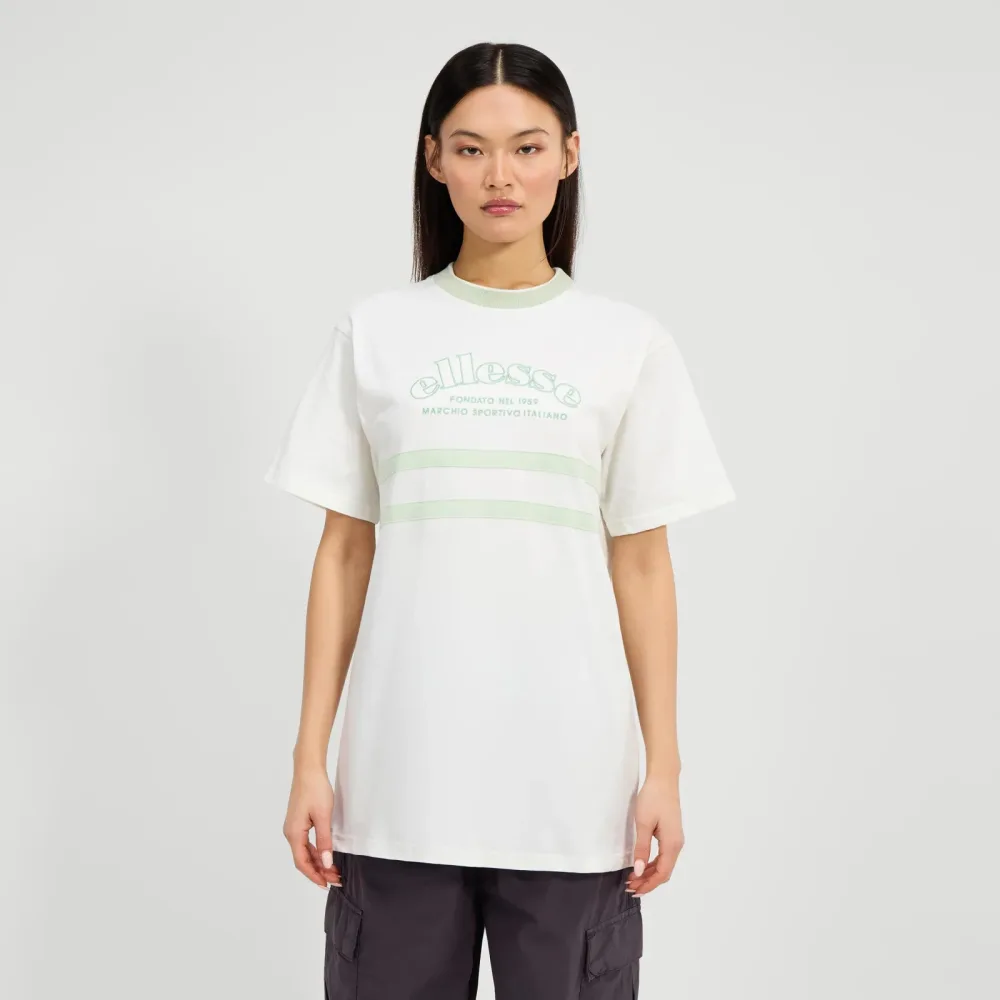 Ellesse Thones T - Shirt Damen Creme, Salbei