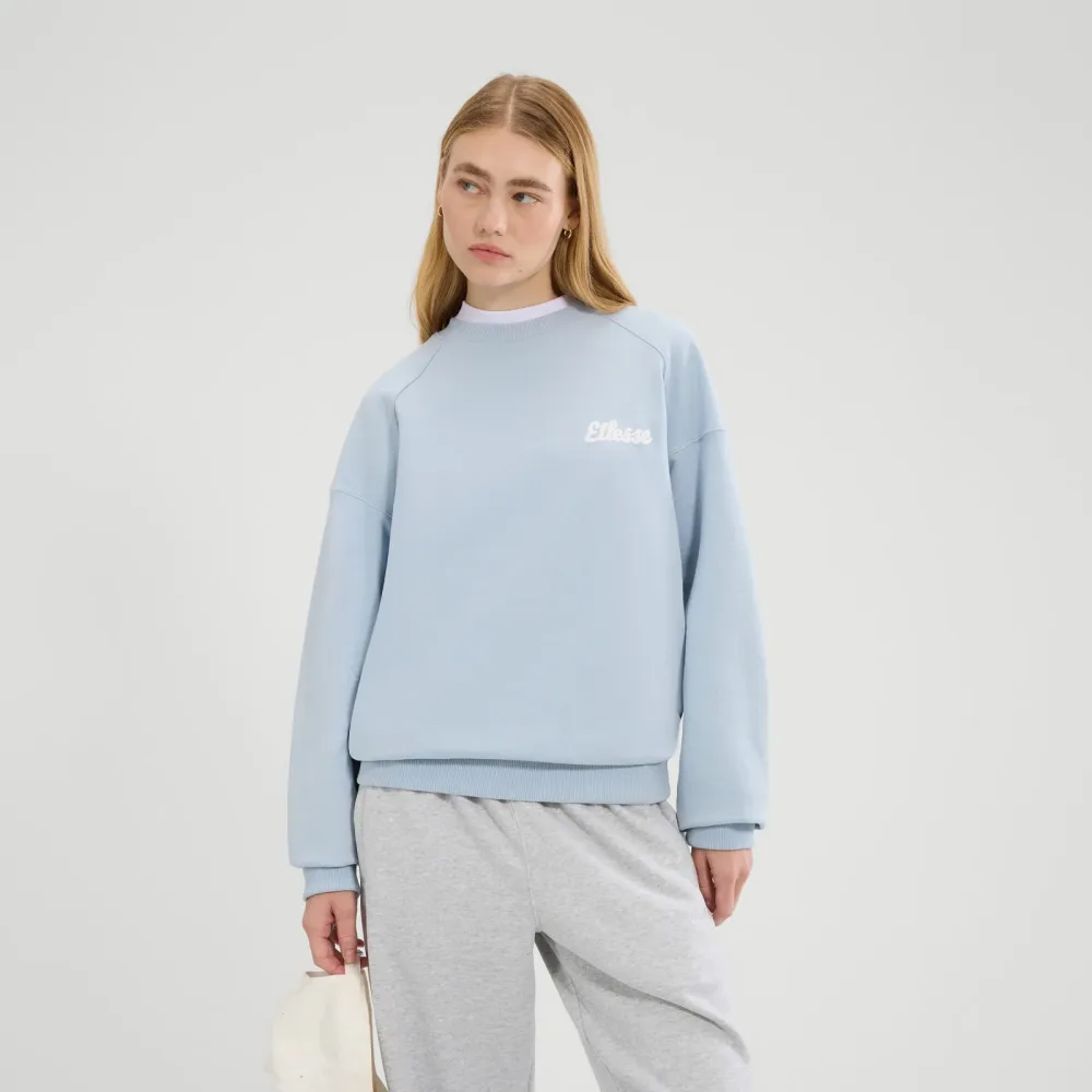Ellesse Lo Sbuffo Sweatshirt Damen - Hellblau, Weiß