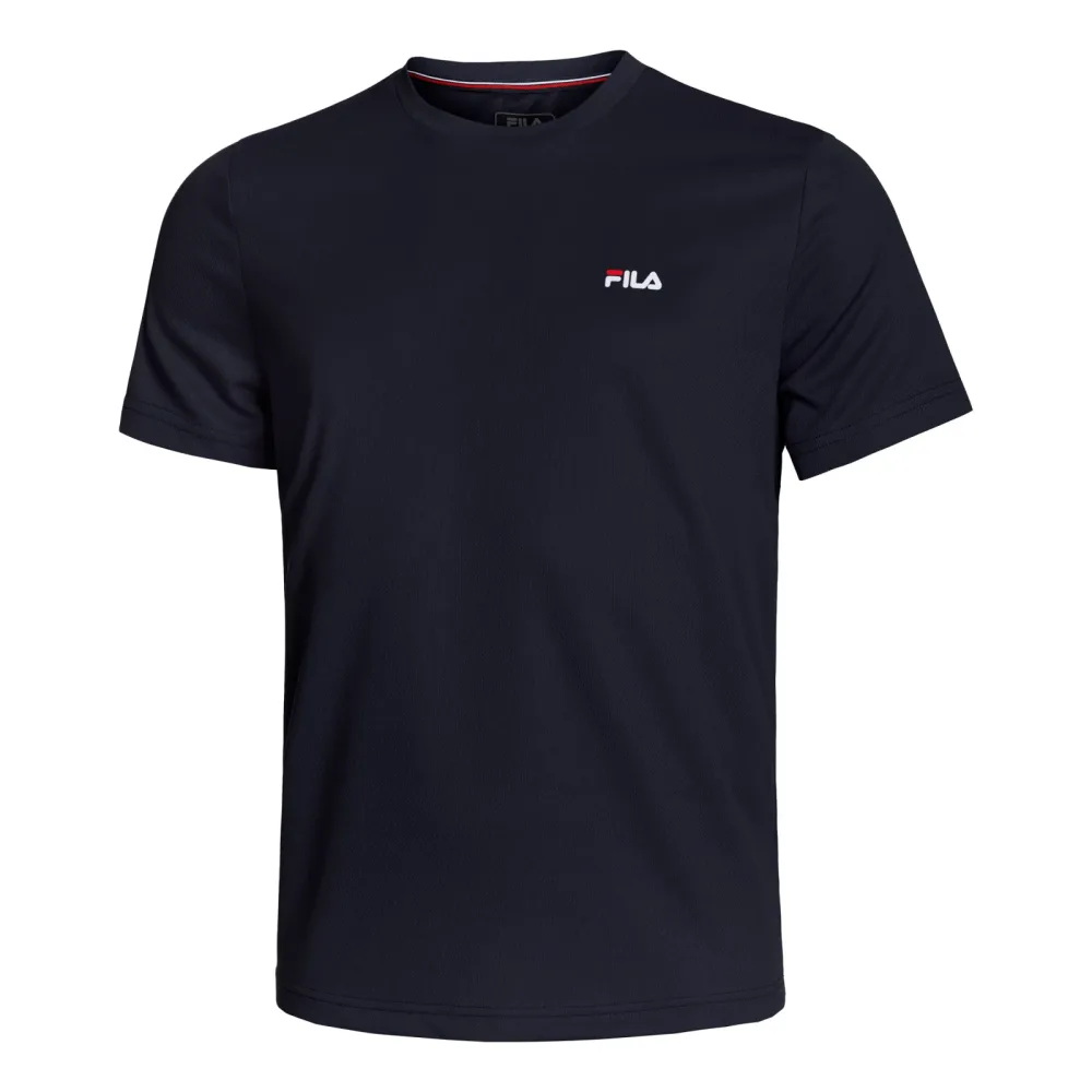 Fila Logo Small T - Shirt Herren Dunkelblau