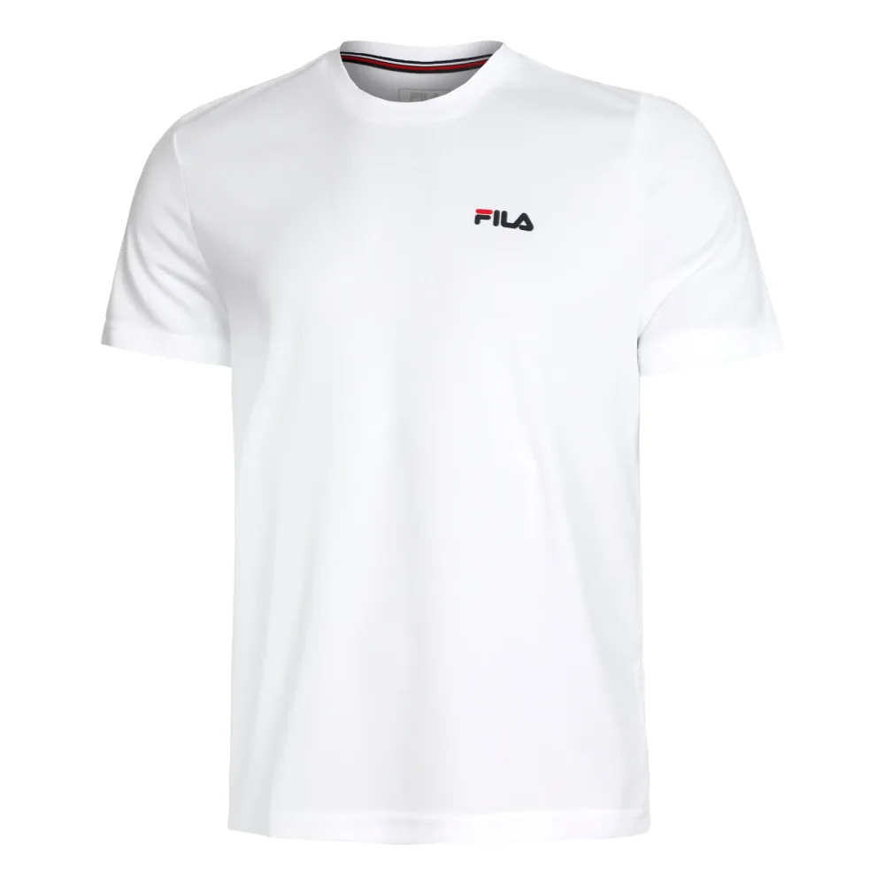 Fila Logo Small T-Shirt Herren - Weiß