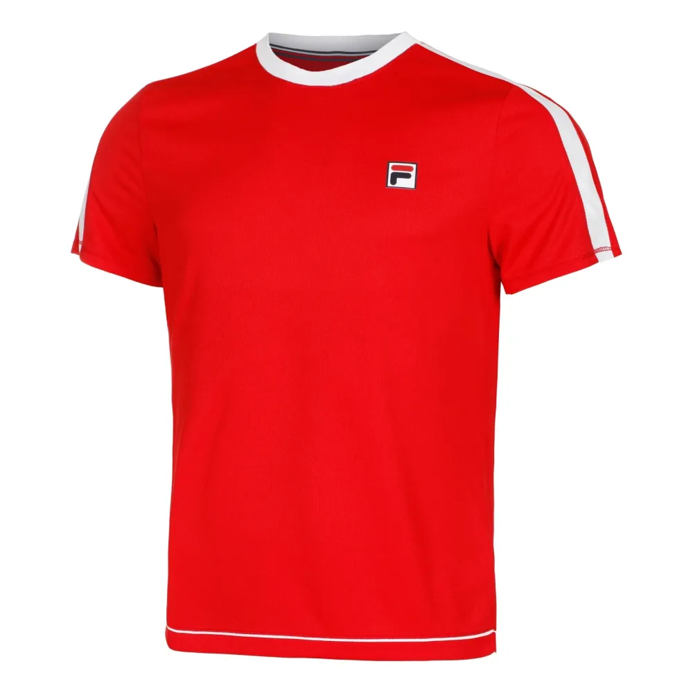 Fila Elias T - Shirt Herren Rot, Weiß