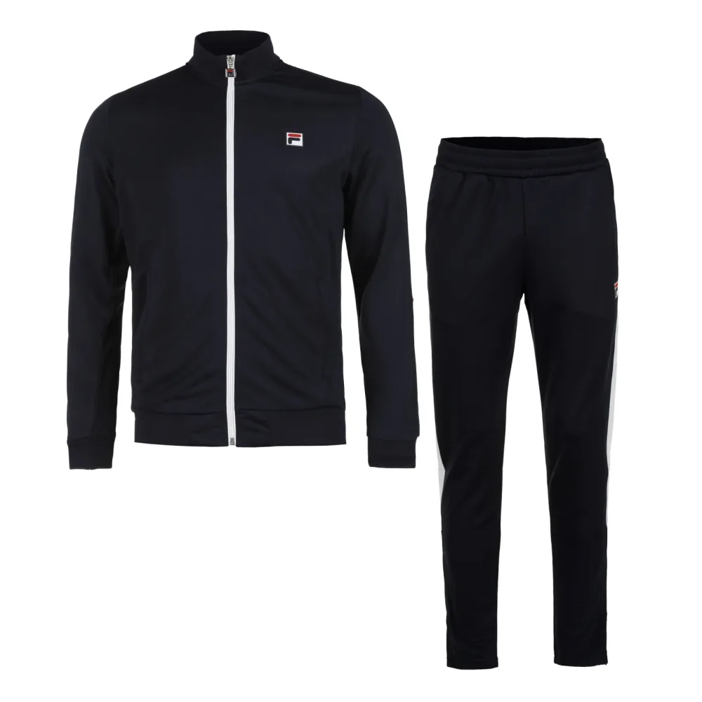 Fila Manuel Trainingsanzug Herren - Dunkelblau, Weiß
