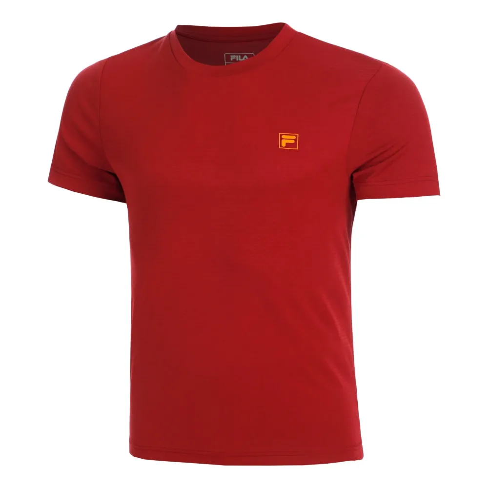 Fila Tristan T - Shirt Herren Dunkelrot