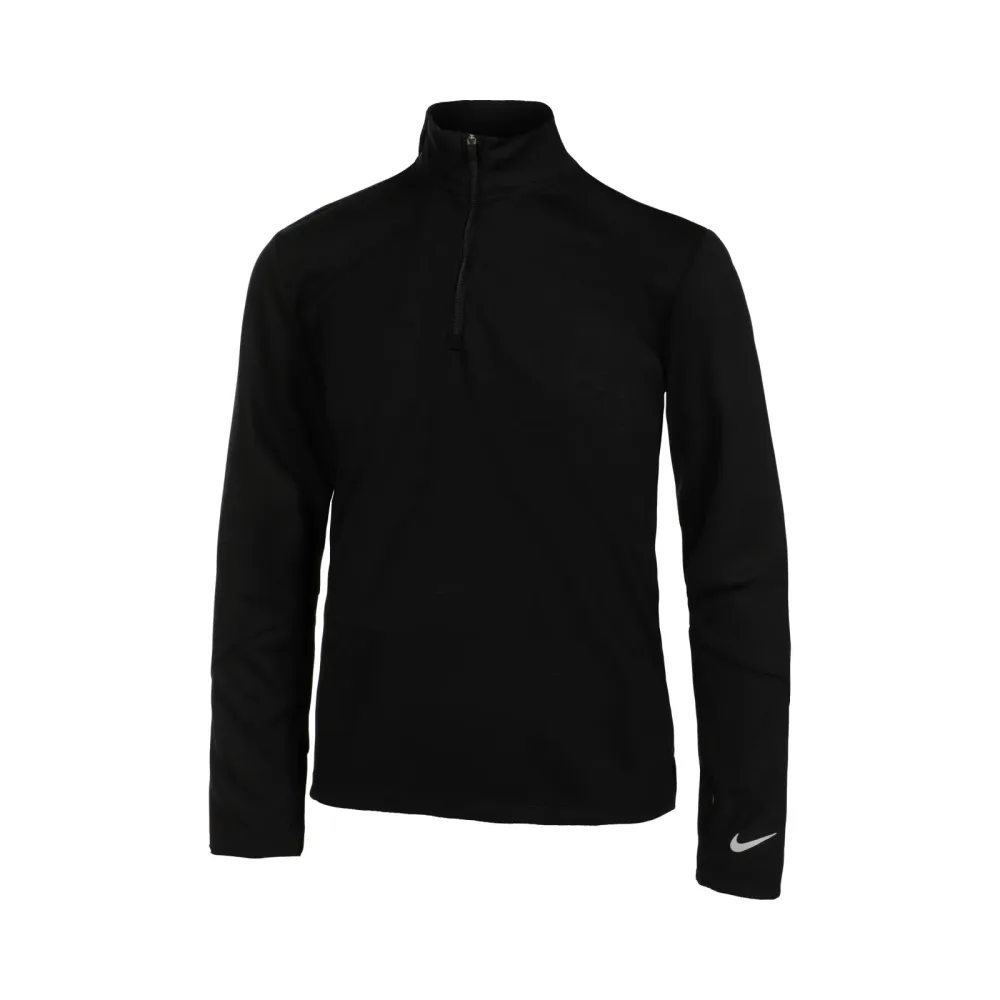 Nike Dri - Fit UV Half Zip Essential Longsleeve Jungen Schwarz