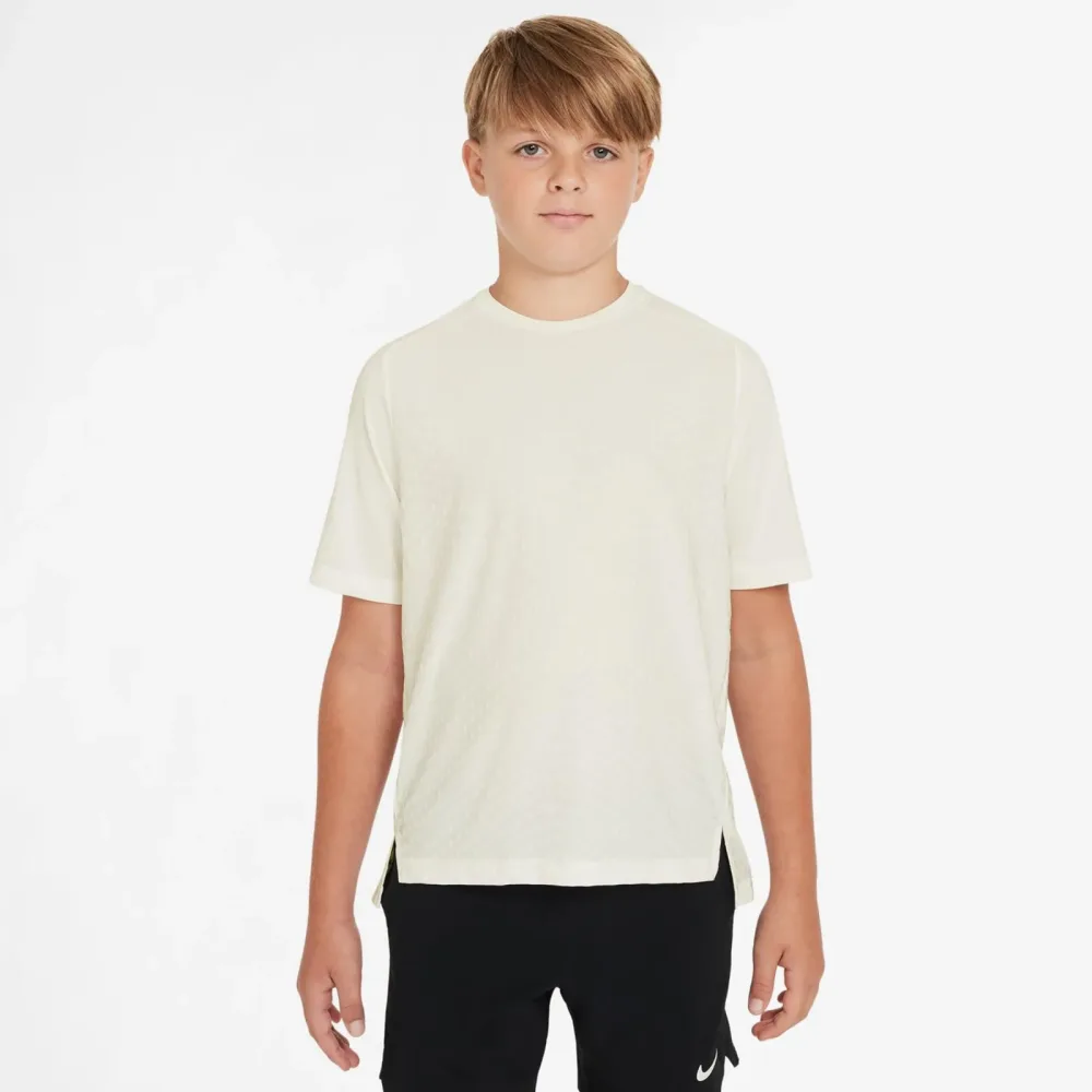 Nike Dri - Fit Advantage Multi T Shirt Kinder Creme