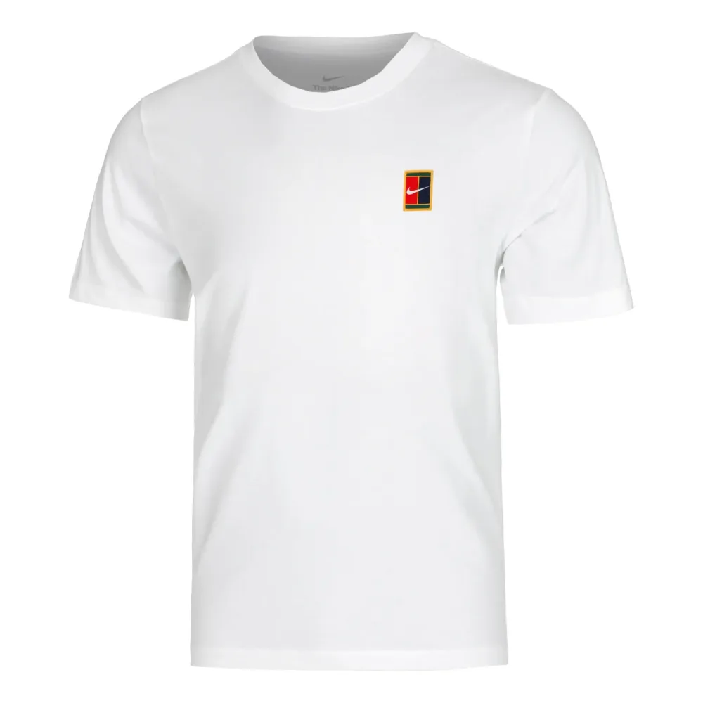 Nike Court Tee Max 90s Original Content T - Shirt Herren Weiß