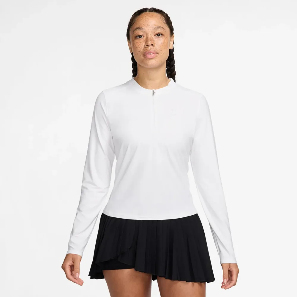 Nike Court Dri - Fit Advantage Longsleeve Damen Weiß, Weiß