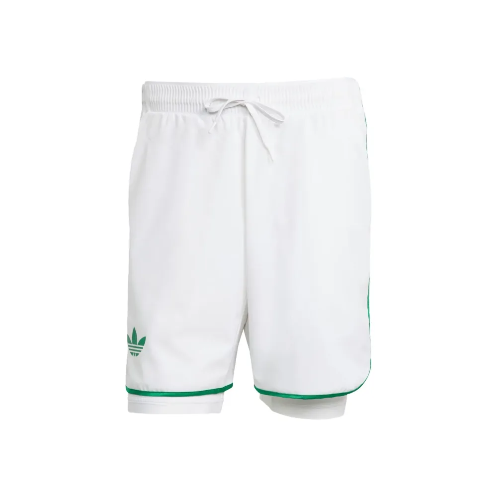adidas 7in Shorts Herren - Weiß, Grün