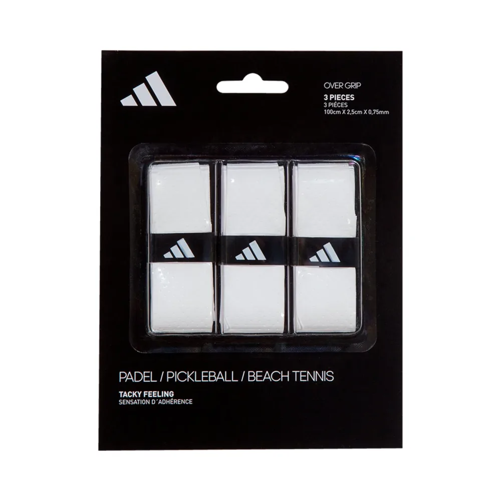 adidas Padel Overgrip 3er Pack - Weiß