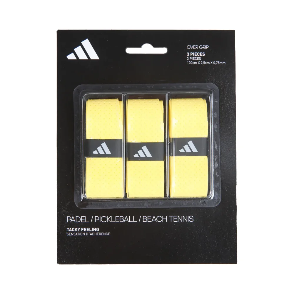 adidas Padel Overgrip 3er Pack - Gelb