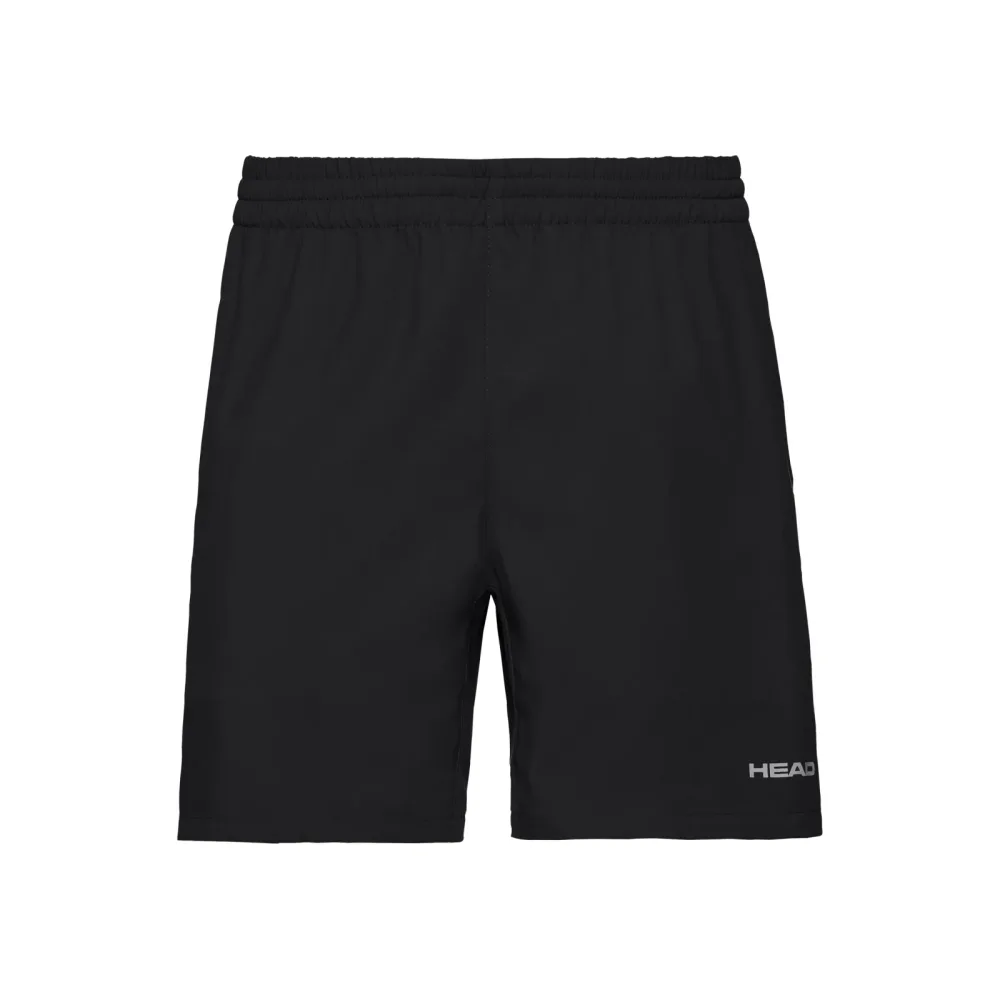 HEAD Club 7in Shorts Herren - Schwarz, Silber