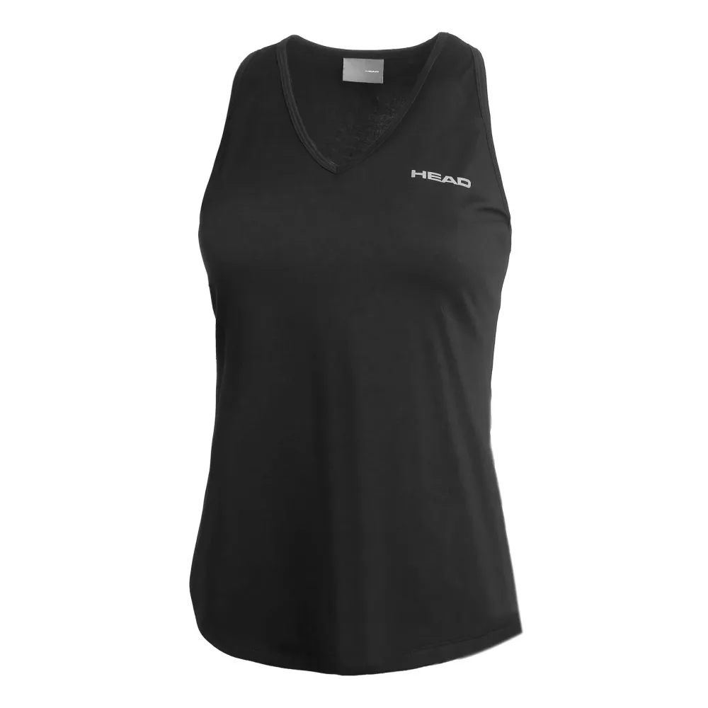 HEAD Janet Tank - Top Damen Schwarz, Weiß