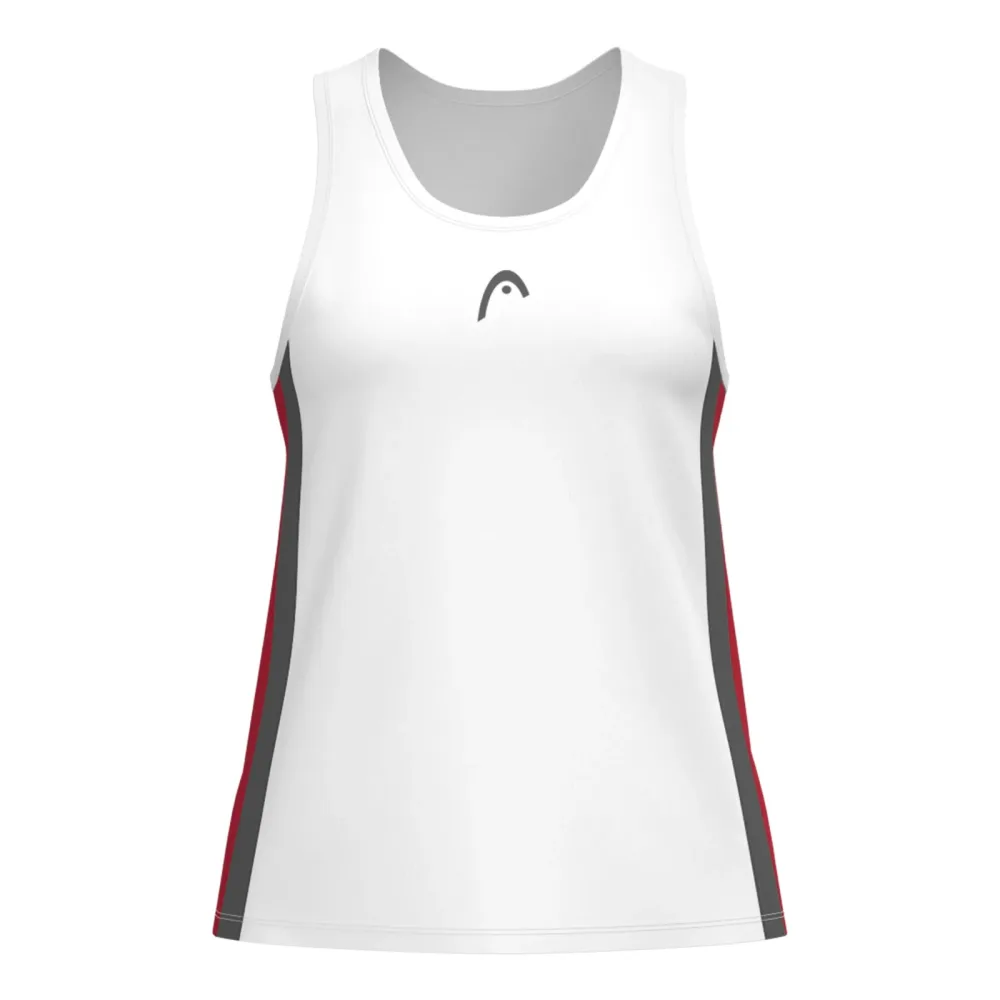 HEAD Club 25 Tech Tank - Top Damen Weiß, Rot