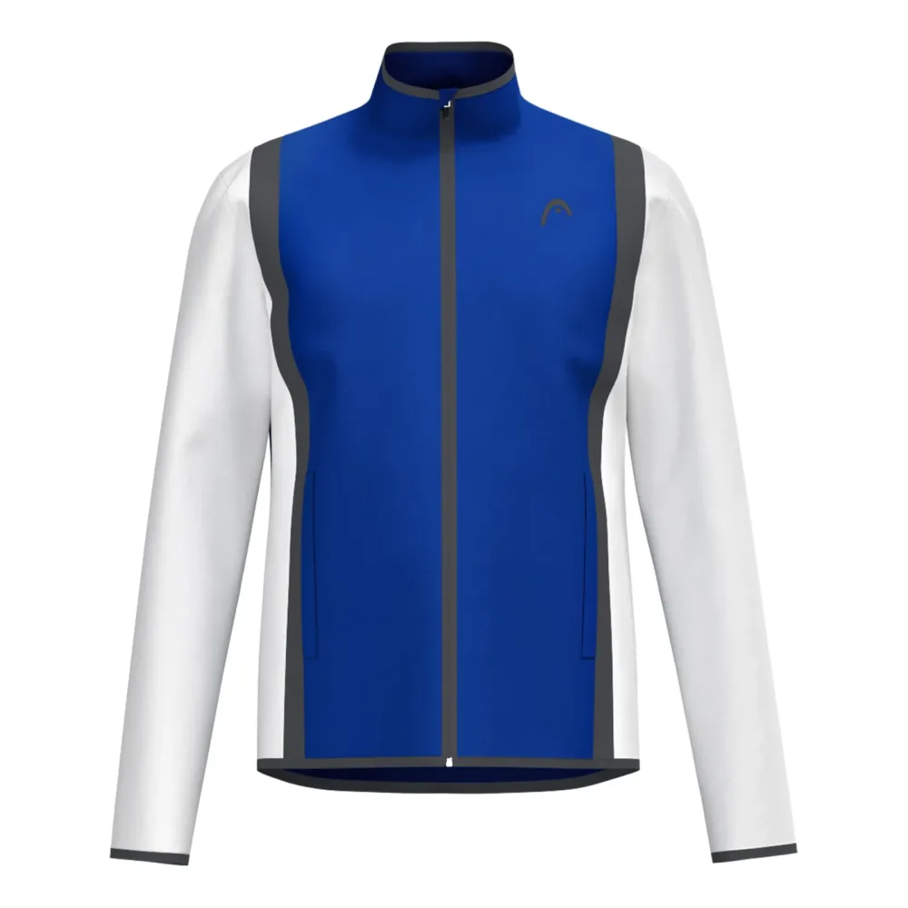 HEAD Club 25 Jacket Men Trainingsjacke Herren - Blau, Weiß