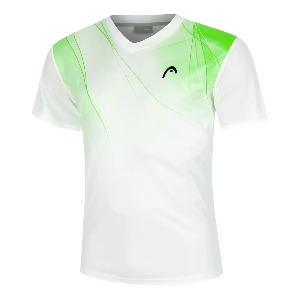 HEAD Topspin T - Shirt Herren Weiß, Grün