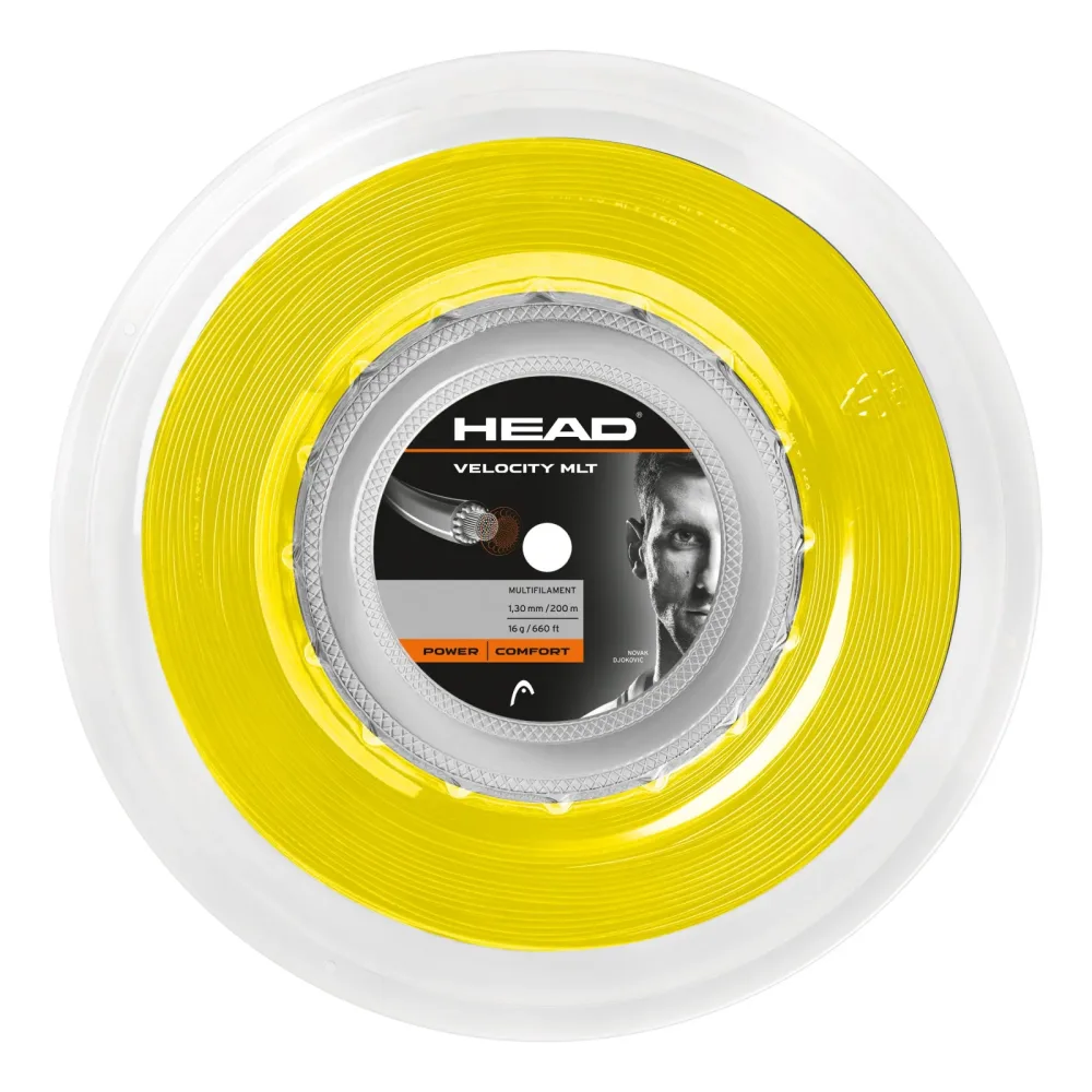 HEAD Velocity MLT Saitenrolle 200m - Gelb