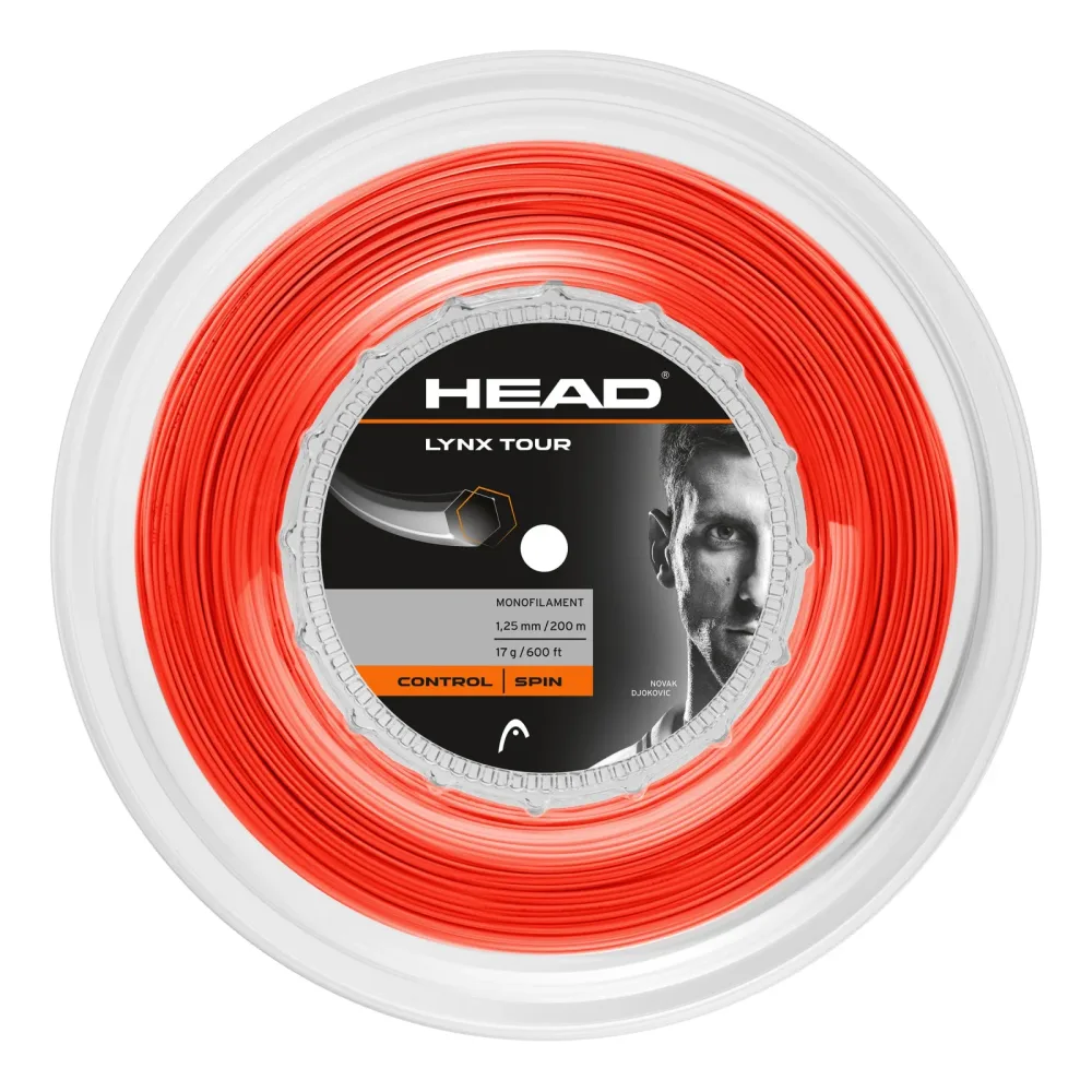 HEAD Lynx Tour Reel Saitenrolle 200m - Orange
