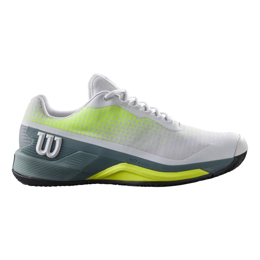 Wilson Rush Pro 4.0 Sandplatzschuh Herren - Weiß, Grau