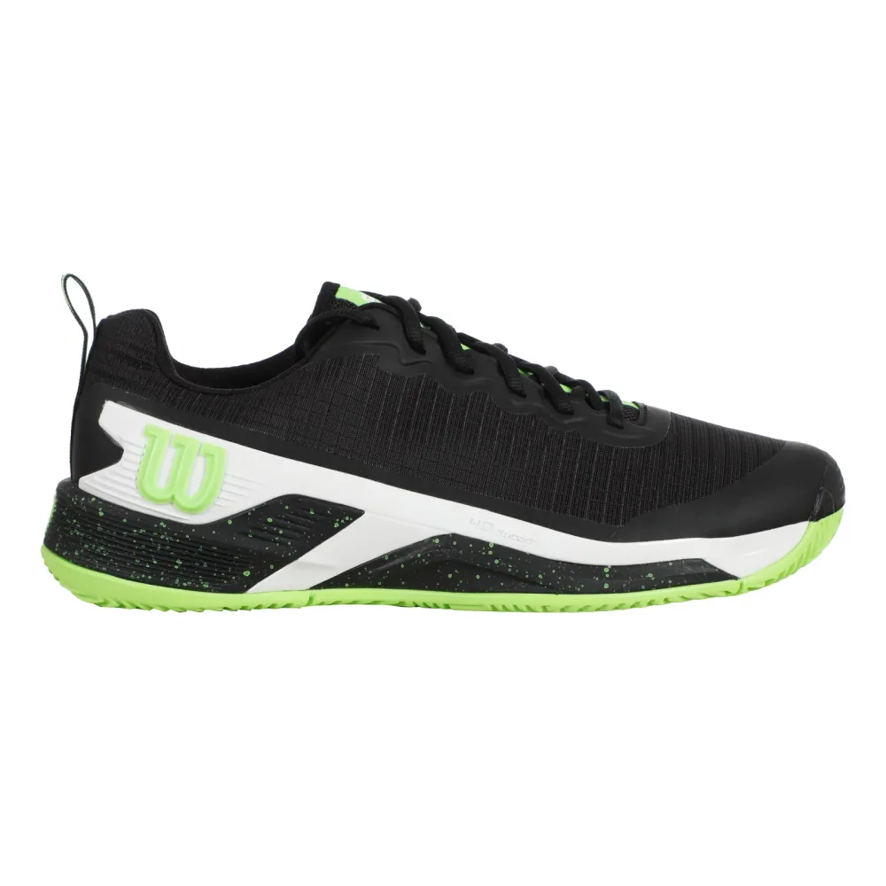 Wilson Rush Pro 4.5 Sandplatzschuh Herren - Schwarz, Hellgrün