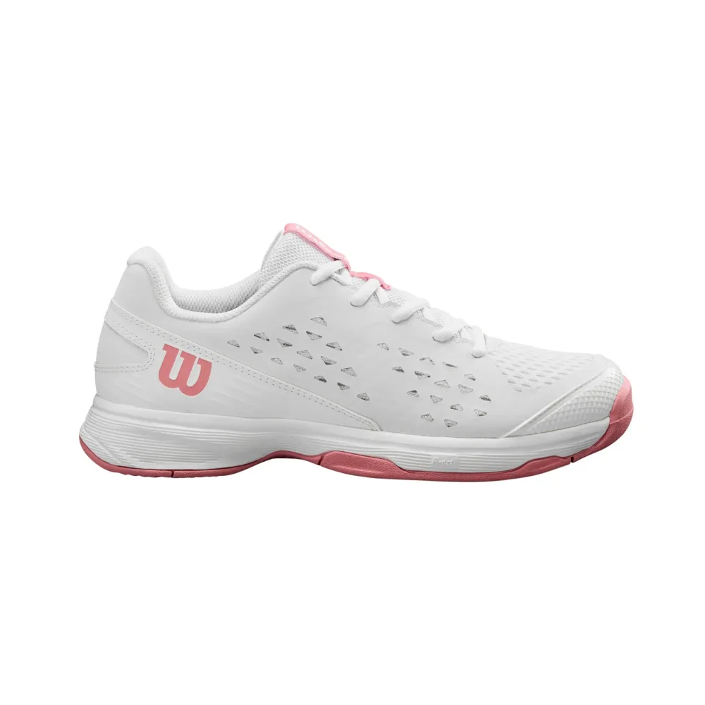 Wilson Rush Pro Allcourtschuh Kinder - Weiß, Mauve