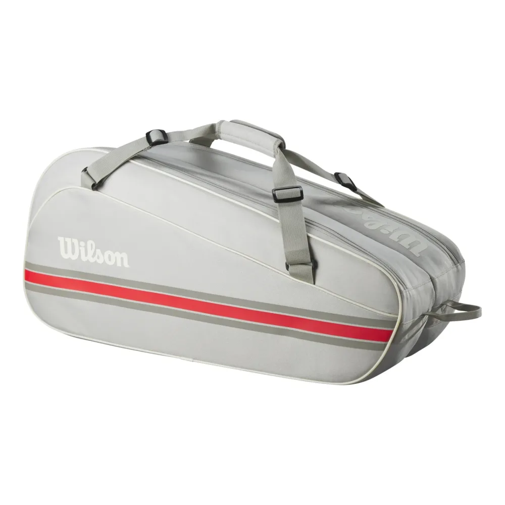 Wilson Tour Team Schlägertasche 6er - Hellgrau