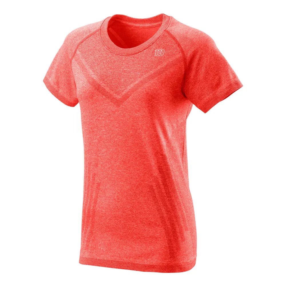 Wilson Power Seamless T - Shirt Damen Koralle