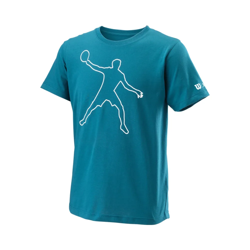 Wilson Bela Tech II T - Shirt Jungen Blau, Weiß