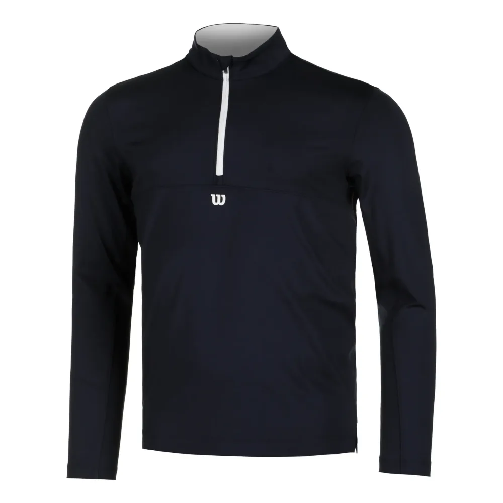 Wilson Elevate Performance Longsleeve Herren - Dunkelblau