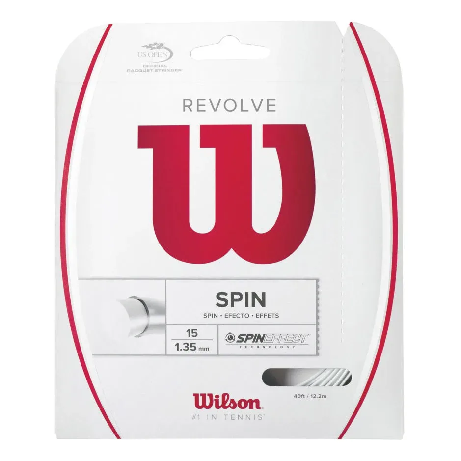 Wilson Revolve Saitenset 12, 2m - Weiß
