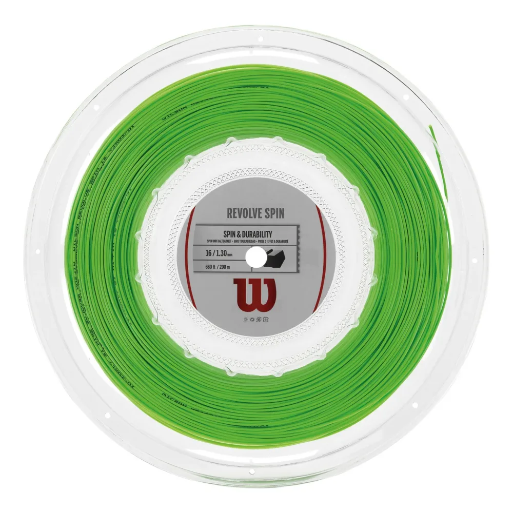 Wilson Revolve Spin Saitenrolle 200m - Grün