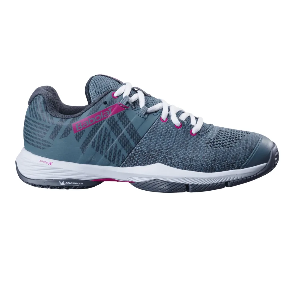 Babolat Sensa Padelschuh Damen - Dunkelblau, Weiß