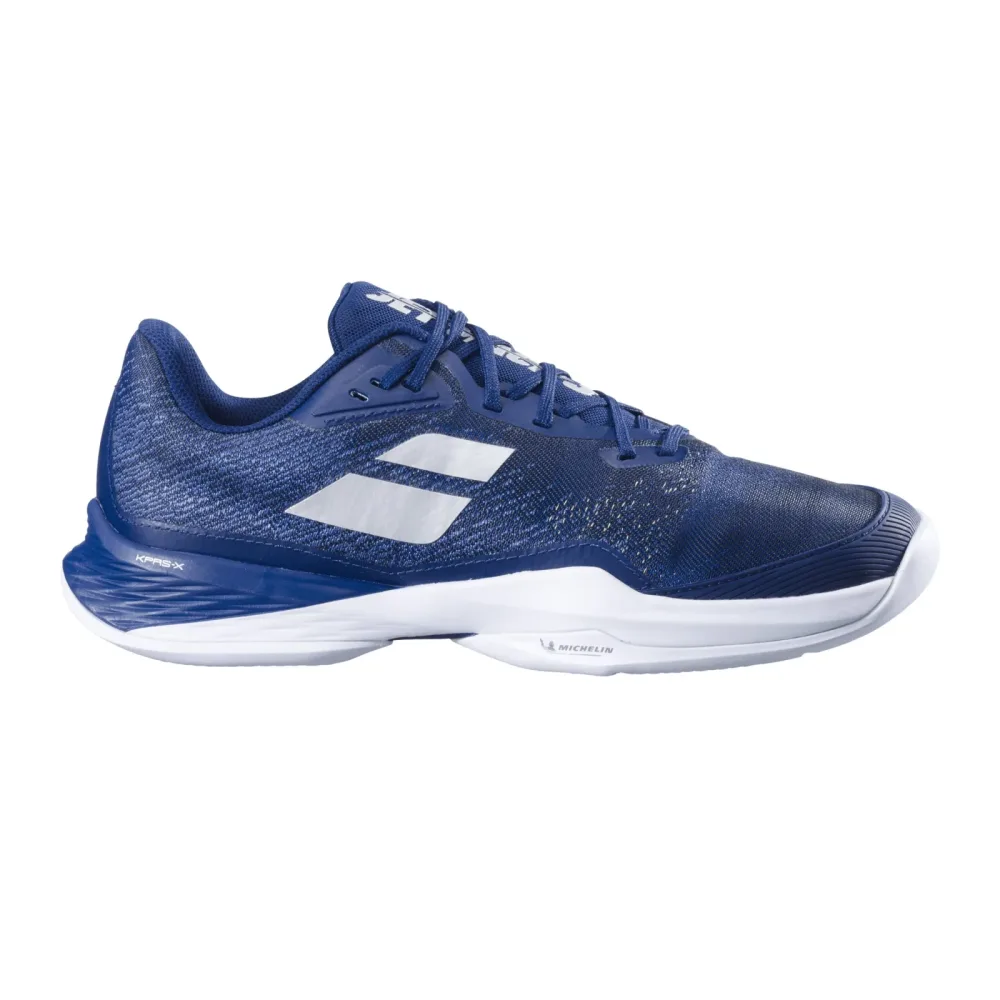 Babolat Jet Mach 3 Sandplatzschuh Herren - Dunkelblau, Weiß